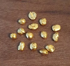 GOLDNUGGET - GEWICHT ZUR AUSWAHL - 999 FEINGOLD / 24 KARAT GOLD - GOLDBARREN