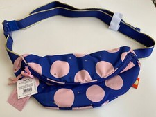 Hip Bag, blau mit rosa
