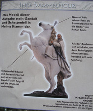 Herr der Ringe Sonderfigur Gandalf auf Schattenfell -- TOP