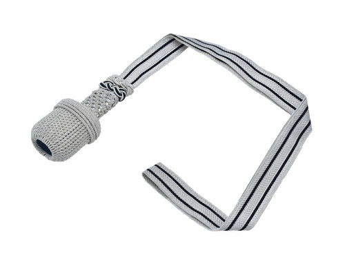 Silber portepee mit schwarz - mit,