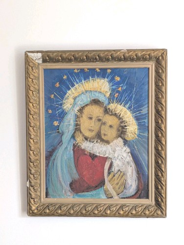 ölgemälde madonna mit - madonna, kind