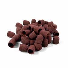 Schleifkappen inkl. Träger Schleifband Fußpflege hülsen Nagelfräser Pediküre