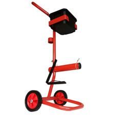 PALETTENRIEMENWAGEN AUF RÄDERN FÜR 12 MM HANDRIEMEN MOBILER WERKZEUGSPENDER