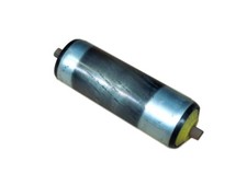 4x Tragrollen für Rollenbahn Interroll Ø 50 mm, Länge 130 mm, Stahl, SW 8