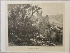 Chromolithograph sepia