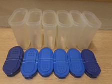 Tupperware 6 Gewürzriesen inklusive blauer Deckel