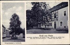 Ak Raba Wetterzeube, Gasthof zur grünen Aue, Inh. Otto Zimmermann,... - 10854950