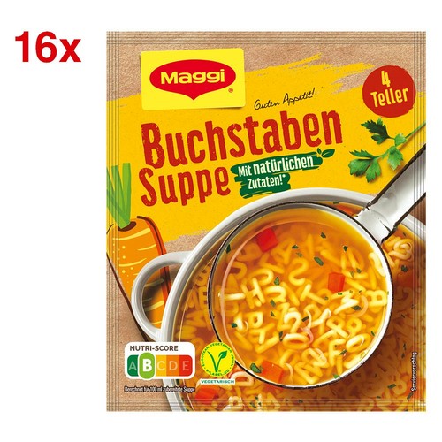 Maggi buchstaben suppe - maggi®, 16x