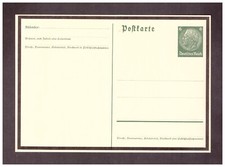 Postkarte Hindenburg mit Trauerrand ungebraucht 1
