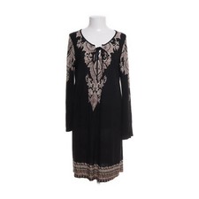 Lascana, Kleid, Größe: 44, Schwarz/Mehrfarbig, Viskose, Damen #tYO