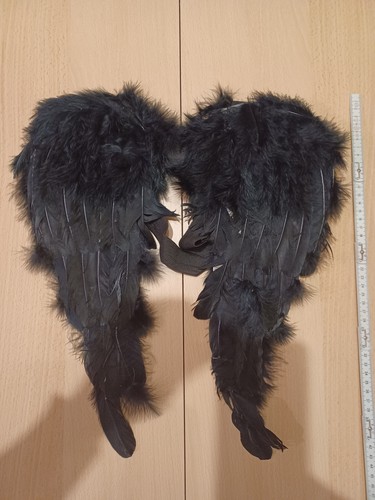 Engelsflügel schwarz für
