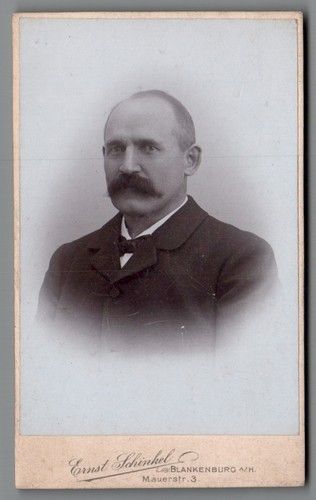 Cdv foto herr - foto, blankenburg