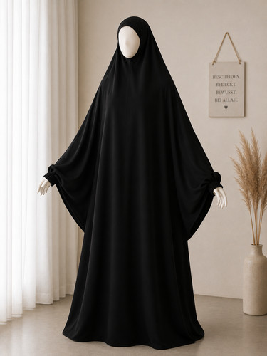 Premium einteiliger jilbab - jilbab, mit