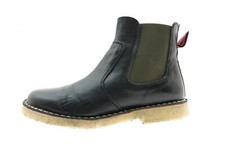 Grünbein Damen Schuhe Stiefeletten Chelsea Boots Gr. 38 Schwarz Leder