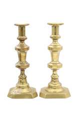 2x antike Kerzenhalter