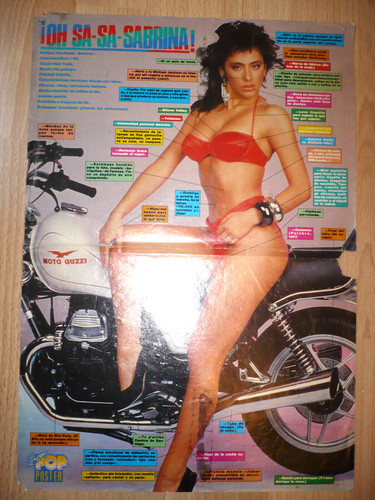 Sabrina salerno 80er poster - salerno,