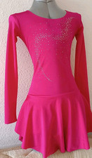 Kürkleid Rollkunstlauf Eiskunstlauf Tanzkleid 152/158