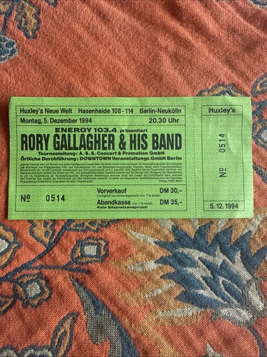 Rory gallagher berlin huxley - berlin,