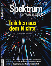 Spektrum der Wissenschaft 4 2023 Teilchen aus dem Nichts