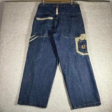 Y2K baggy wide leg dark wash