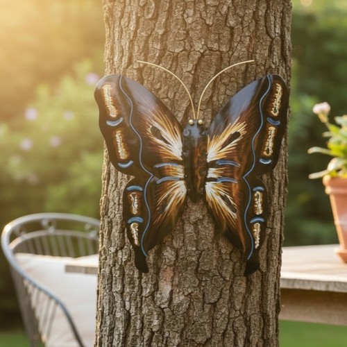 Schmetterling gartenfigur - schmetterling,