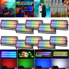 10X 180W LED Wall Washer Licht DMX RGBW Strobe Bühnenlicht Effekt DJ DIsco Party