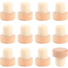 Holz Flaschenverschluss T-form 12 Stück Wein Bier Korken