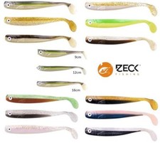 Zeck ZANDER Gummi Kunstköder 9cm 12cm 16cm Sebastian Hänel - alle Farben