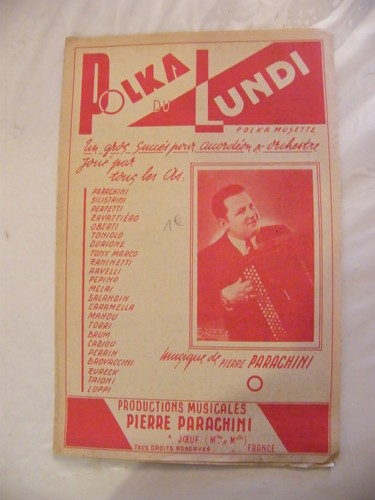 Noten partition polka - polka, lundi