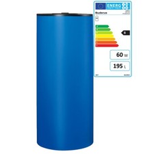 Buderus 8718545254 emaillierter Warmwasserspeicher Logalux SNB 200 in blau 200 L