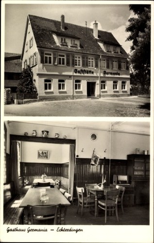 Echterdingen auf den - ak,