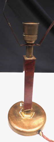 Antike tischlampe art deco - tischlampe,