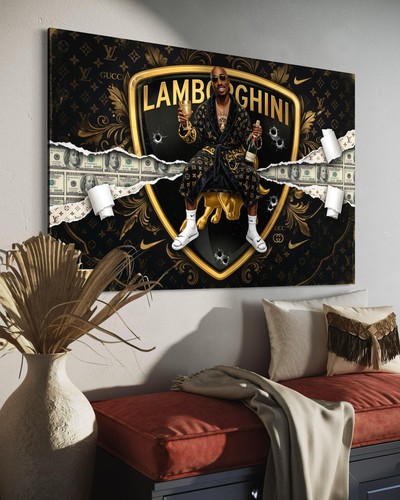 Tupac leinwand bild abstrakt - leinwand,