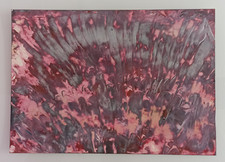 Enkaustik, Bügelbild, mehrfarbig, gebraucht ( 1 )