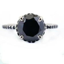 Karat schwarz diamantring - karat,