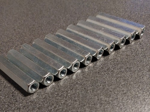 10x m6x50 verbindungsmutter - m6x50,