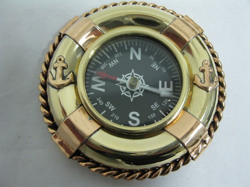 Kompass messing - 70,