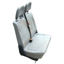 VW T4 Doppelbank Beifahrersitzbank Grau Kopfstütze Gurt 2er Sitzbank 299,99 Euro