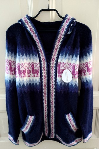 Alpaka jacke blau - alpaka-jacke,, muster