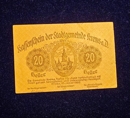 Notgeldschein gemeinde krempe - gemeinde,