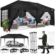 COBIZI Faltpavillon 3x6 Wasserdicht Pavillon mit 6 Seitenwnden für Markt Garten