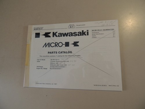 Parts catalog kawasaki 125 - parts,