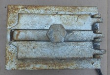 DDR alte Aschetür Ofentür Ofenklappe 🐶 Kachelofen Ofen Tür Gußeisen antik EHO