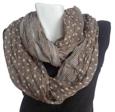 XXL Loop Schlauchschal Rundschal Schal Tuch Punkte Muster Polka Dots Pünktchen