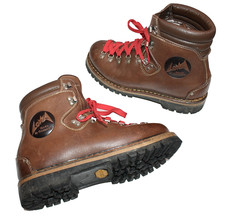 Lowa  Bergstiefel Vintage Trekking Outdoor Wanderstiefel  Echtleder 43 #S7-9#