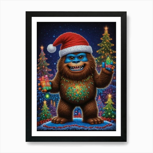 Santa dagobert kunstdruck - santa,