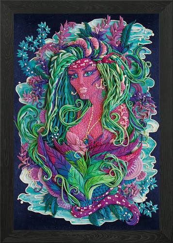 Plastilin kunst meerjungfrau - plastilin,