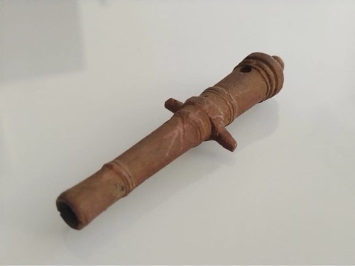 Antik messing kupfer kanone - antik, messing/kupfer