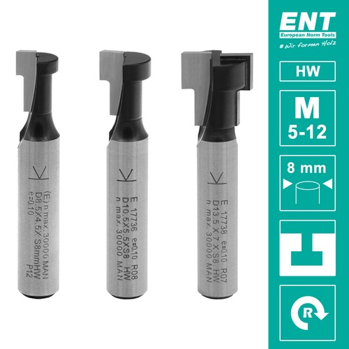 Ent nutfräser für m5 m6 - ent, t-nutfräser