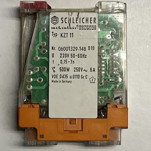 Schleicher zeitrelais kzt - schleicher,,